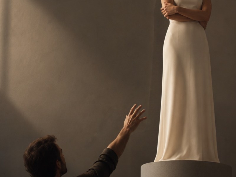 Ser colocada em um pedestal pode parecer maravilhoso no começo, mas com o tempo você percebe que para ocupar aquele lugar você precisa continuar correspondendo à imagem que o outro criou de você.